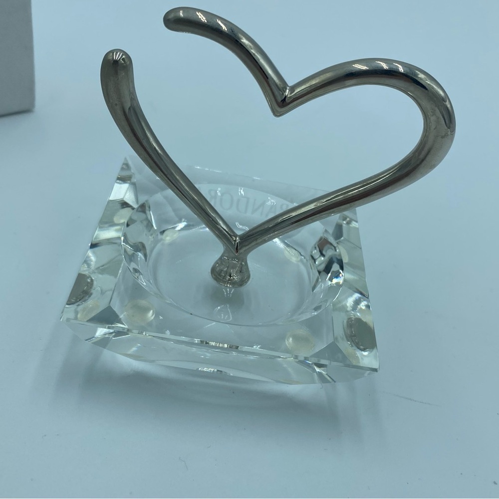Pandora Heart Jewelry Holder Crystal bottom